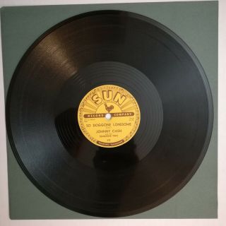 Johnny Cash So Doggone Lonesome / Folsom Prison Blues Sun 232 78 E - Hear