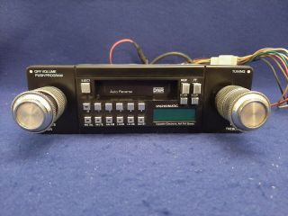 Vintage Sparkomatic Am/fm Stereo Car Radio With Cassette Sr308 Exc Cond - Read