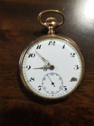 Antique Junghans German Pocket Watch - Running