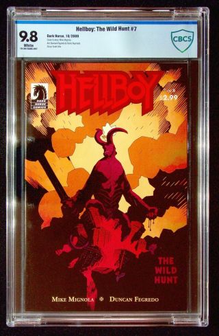 Hellboy: The Wild Hunt 7 Cbcs 9.  8 Mignola Fegredo Reynolds