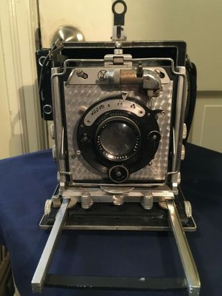 Vintage Meridian 45b 4x5 Film Press Camera Large Format Rare