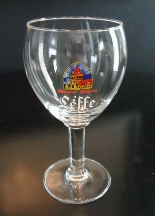 Leffe Stemmed Beer Glass Goblet Abbaye De Abdij Van Leffe Belgian Home Bar