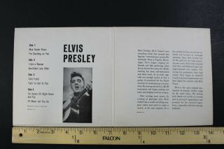 1956 Elvis Presley - BLUE SUEDE SHOES - TUTTI FRUTTI - EPR - 1254 Double Vinyl NM 231 3