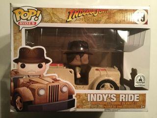 Funko Pop Indiana Jones Indy’s Ride Disney Parks Exclusive