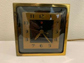 Art Deco Telechron General Electric Debutante Clock Red Dot Model 4f52