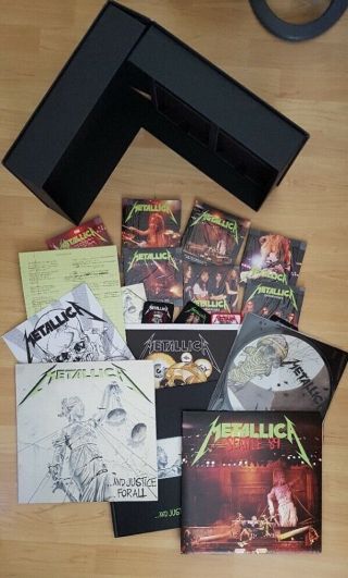 Metallica And Justice For All Vinyl Lp Album Box Set Cd Dvd Deluxe Edition
