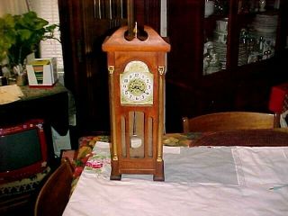 Vintage 1954 United Clock Corp Electric Grandfather Mantle Clock 444