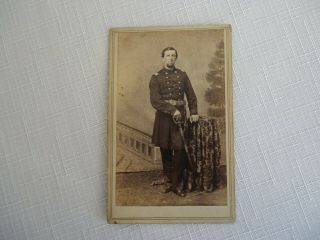 Civil War Cdv Photograph - Lieut.  Col.  Charles S.  Sheldon (18th Missouri Inf. )