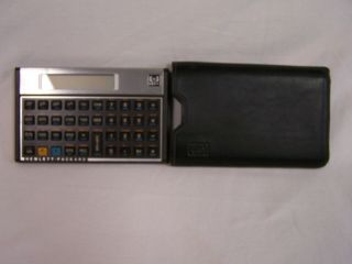 Vintage Hp Hewlett Packard Scientific Calculator Hp 11 - C With Case,