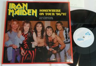 Iron Maiden - Somewhere On Tour 86/87 - Made In France 2 Lp