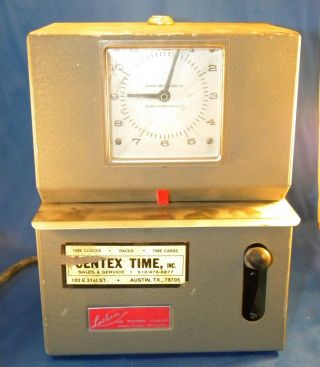 Vintage Lathem Time Clock Model 2121