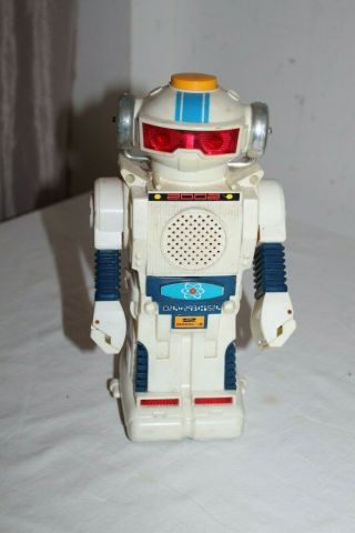 Robot Toy Vintage Battery Operated Atomic Power By Bright 2002