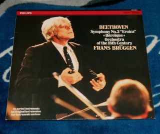 Beethoven Symphony No.  3 Eroica / Bruggen Dutch Lp Philips 422 052 - 1