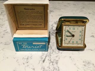 Vintage Tourist Traveling Alarm Clock No.  330