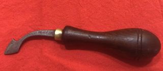 Antique H.  F.  Osborne 2 Creaser Leather Tool.  Circa 1858 - Early 1900’s.