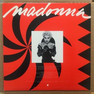 Madonna - Into The Groove/everybody Rare 1987 Promo 12 " Near