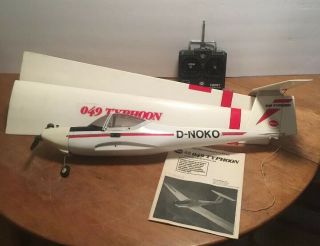 Vintage Cox 049 Typhoon 1/11 Scale Motor Glider R/c Radio Control Airplane Plane