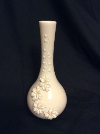 Dorothy Okumoto Porcelain Hawaii Plumeria Vase