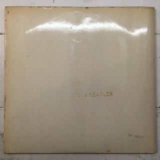 The Beatles - White Album - Numbered Uk Mono Vinyl Lp Record Poster