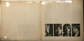 The Beatles - White Album - NUMBERED UK mono vinyl LP record poster 3