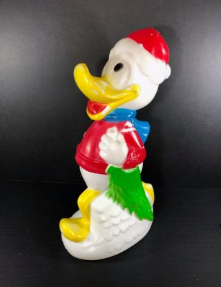 Donald Duck Vintage Empire Plastics 15 " Christmas Blow Mold Walt Disney