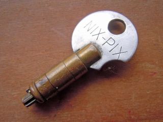 Solon Lock Co.  Inc.  Nix Pix Key High Security Lock Key