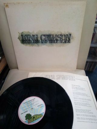 King Crimson Starless And Bible Black Uk True 1st Press Lp A2m/b3m Ilps.  9275