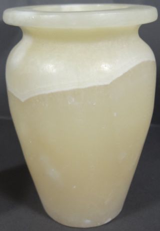 Alabaster Perfume Bottle Marble Vase Souvenir Of Egypt