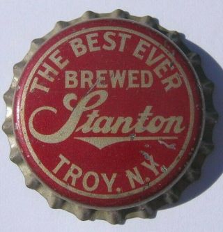 Stanton Beer Bottle Cap; 1946 - 50; Troy,  York; Cork