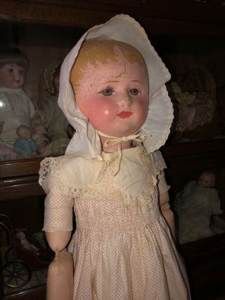 Early Large 30” Martha Chase Stockinette Doll