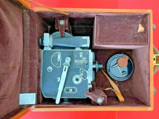 Vintage Bolex Paillard H16 Movie Camera with Case 2