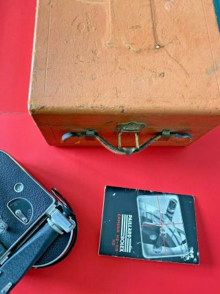 Vintage Bolex Paillard H16 Movie Camera with Case 3