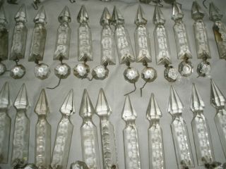50 Antique Vintage Crystal Glass French Gothic Prism Chandelier Lamp Part Luster
