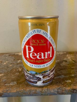 Pearl Beer 12oz.  Pull Top Can