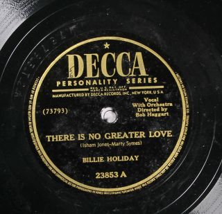 Billie Holiday DECCA 23853 E - JAZZ 78 2