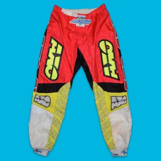 Nos Vintage 1993 Axo Sport Motocross Supercross Pants 36 - Jeff Stanton Jt Fox