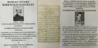 Fl Seminole Indian Civil War General Ordnance Colonel Muskets Letter Signed 1865