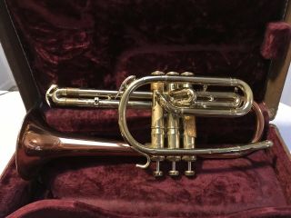 Vintage Cg Conn Ltd,  Elkhart Cornet/trumpet