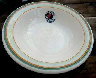 Vintage Northern Pacific Yellowstone Park Line Railroad China Fruit Bowl