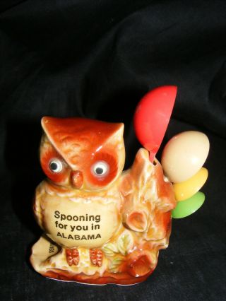 Vintage Owl Figurine Measuring Spoon & Ring Holder Spooning For You In Alabama