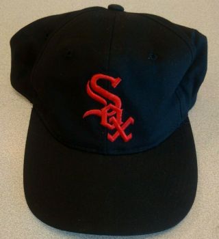 Vintage 1990s White Sox Starter Rare Red Logo Mlb Baseball Snapback Hat Cap