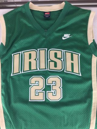Nike Lebron James Mens Irish 23 High School Jersey Large Rare Vintage