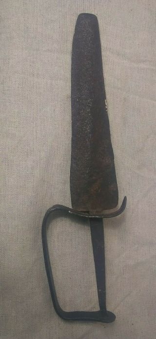 Authentic Confederate Civil War Relic D Guard Bowie Knife Found Near Shiloh