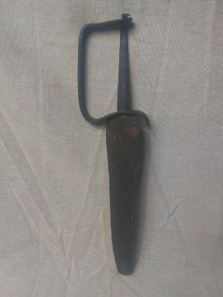 Authentic Confederate Civil War Relic D Guard Bowie Knife Found Near Shiloh 2