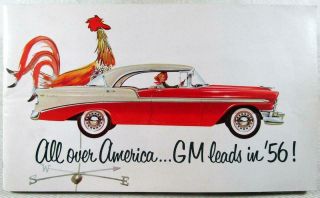 1956 General Motors Automobiles Brochure – Chevrolet,  Cadillac,  Oldsmobile