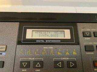 Casio Cz - 101 Vintage Phase Distortion Synthesizer For Repair