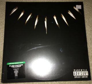 Black Panther The Album 2 Lp Ltd Green Color Vinyl Kendrick Lamar Sza