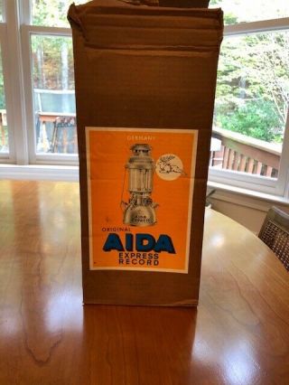 Aida Express Record 1500/500cp Pressure Lantern Orig Box Nos