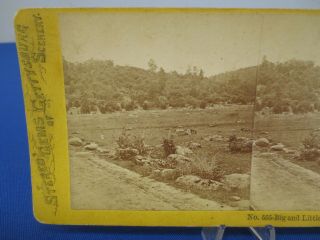 William H.  Tipton Gettysburg Stereoview - 555 Big & Little Round Tops 3