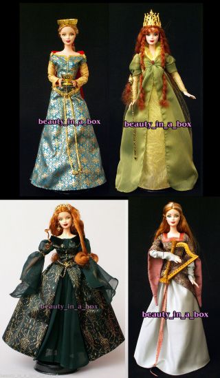 Aine Bard Spellbound Lover Faerie Queen Barbie Doll Legends Of Ireland Lot4
